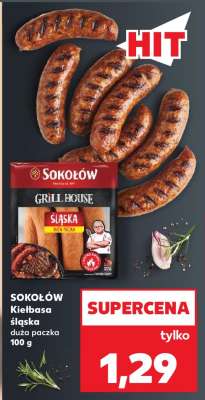 SOKOŁÓW Kiełbasa śląska duża paczka 100 g