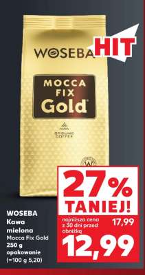 WOSEBA Kawa mielona Mocca Fix Gold 250 g opakowanie