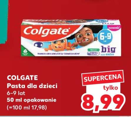 COLGATE Pasta dla dzieci