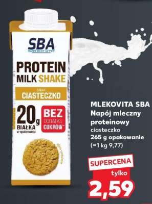 MLEKOVITA SBA Napój mleczny proteinowy ciasteczko