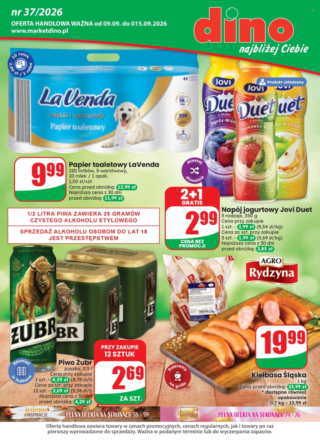Gazetka Dino - 9.09.2026 - 15.09.2026. Strona 1