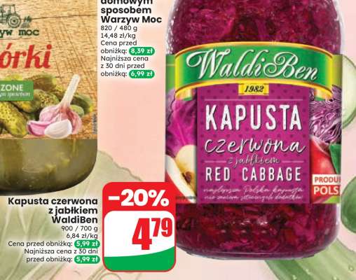 Kapusta czerwona z jabłkiem WaldiBen