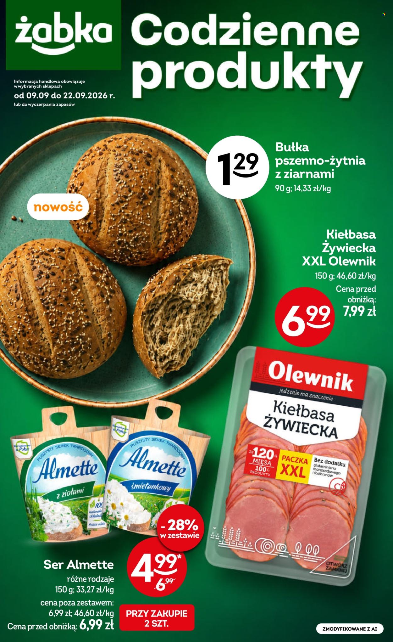 Gazetka Żabka - 9.09.2026 - 22.09.2026. Strona 1