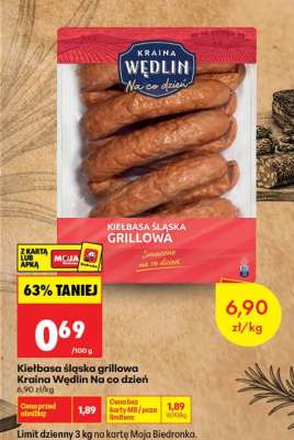 Kiełbasa śląska grillowa Kraina Wędlin Na co dzień