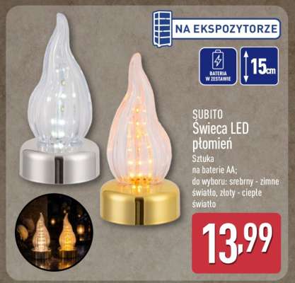 SUBITO Świeca LED płomień