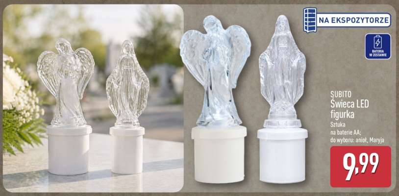 Świeca LED figurka
