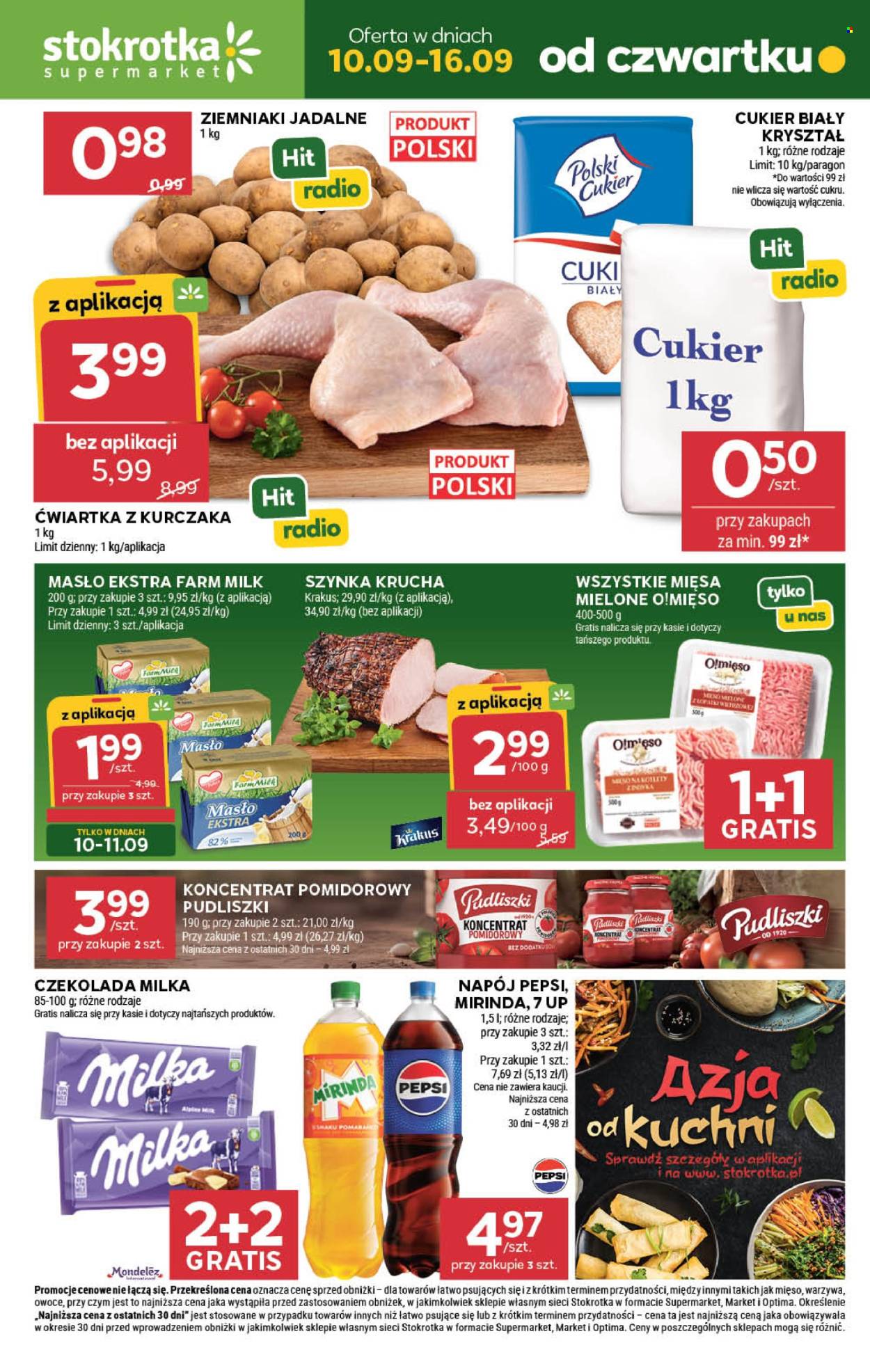 Gazetka Stokrotka Supermarket - 10.09.2026 - 16.09.2026. Strona 1