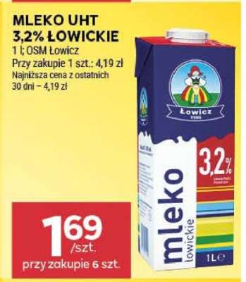 Mleko UHT 3,2% Łowickie