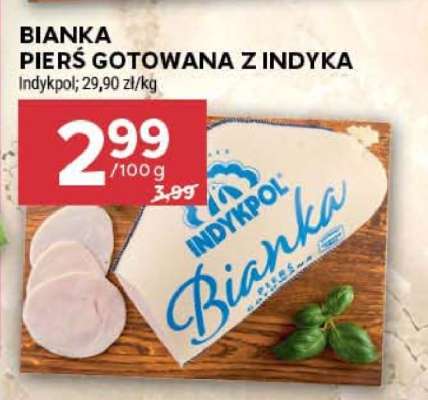 Bianka pierś gotowana z indyka