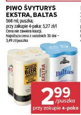 Piwo Švyturys Ekstra, Baltas