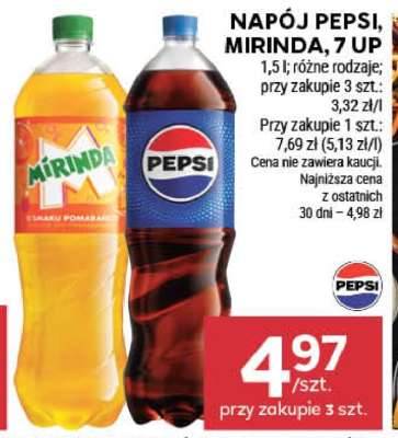 Napój Pepsi, Mirinda, 7 Up