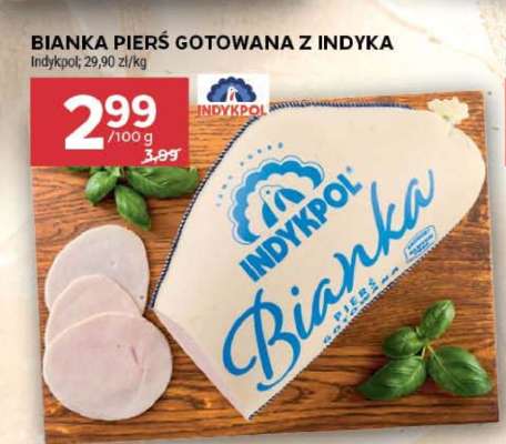 Bianka pierś gotowana z indyka