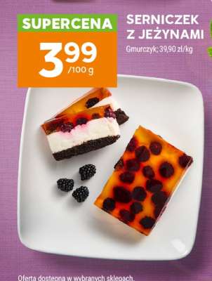 Serniczek z jeżynami