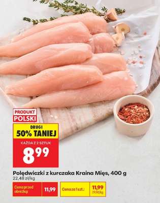Polędwiczki z kurczaka Kraina Mies 400 g