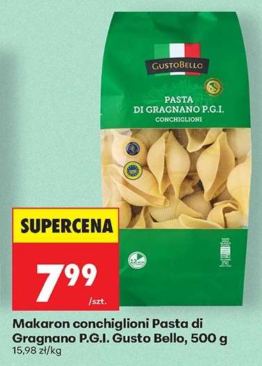 Makaron conchiglioni Pasta di Gragnano P.G.I. Gusto Bello, 500 g