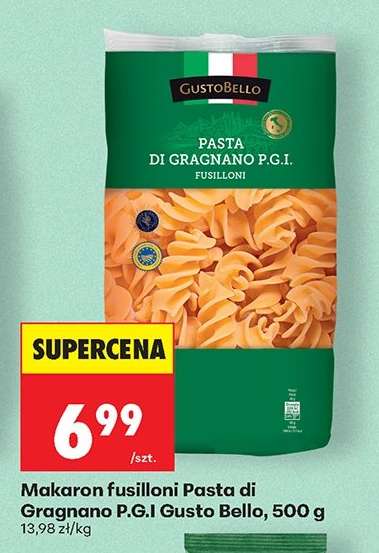 Makaron fusilloni Pasta di Gragnano P.G.I Gusto Bello, 500 g