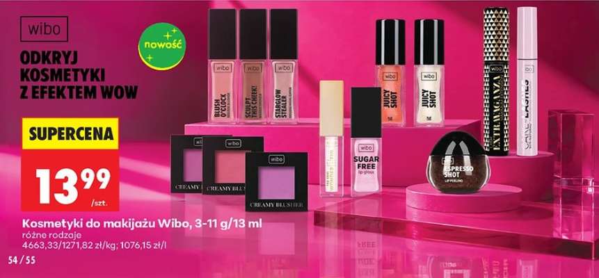 Kosmetyki do makijażu Wibo, 3-11 g/13 ml
