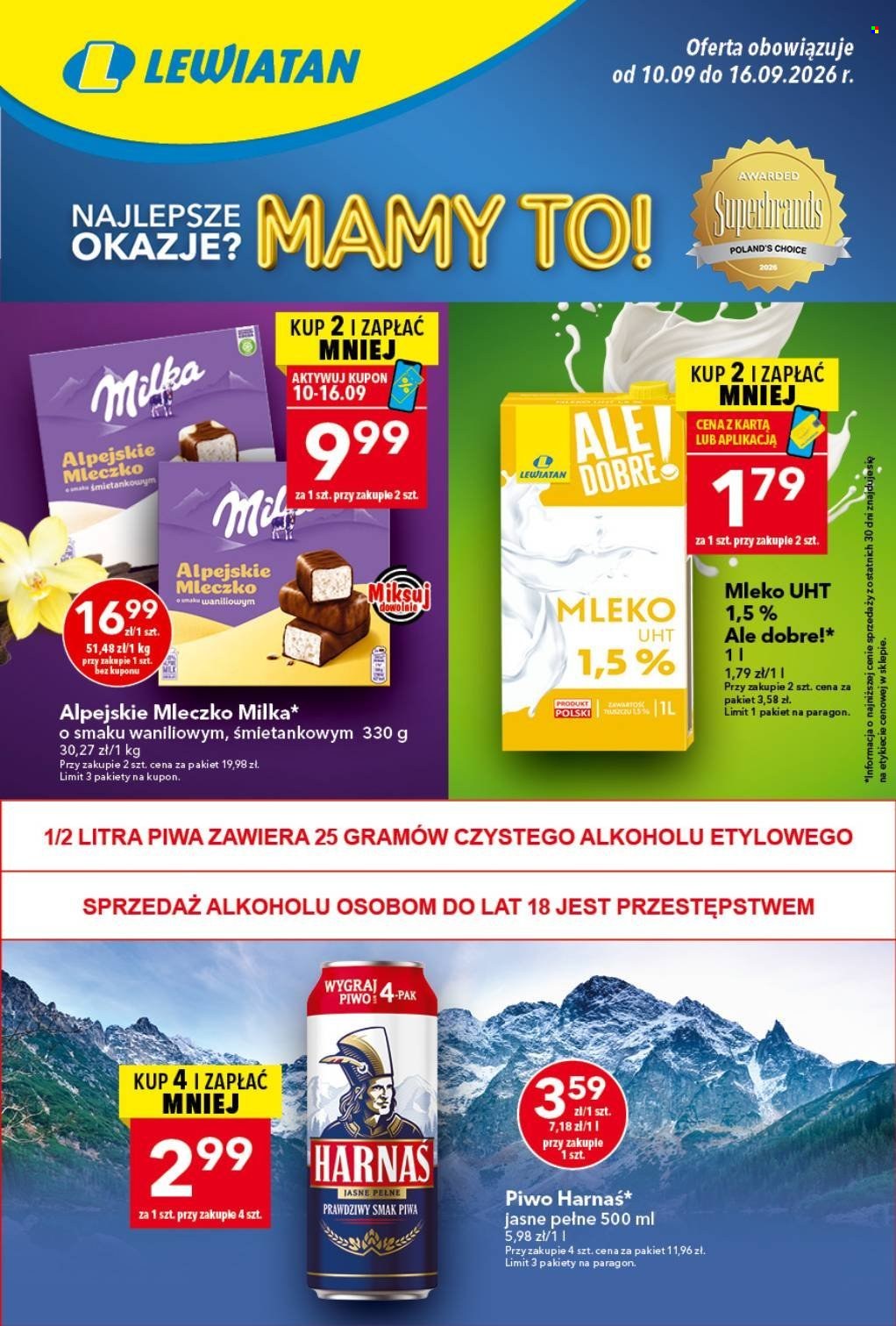 Gazetka Lewiatan - 10.09.2026 - 19.09.2026. Strona 1