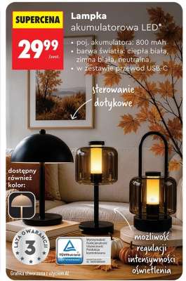 Lampka akumulatorowa LED