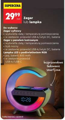 Zegar lub lampka