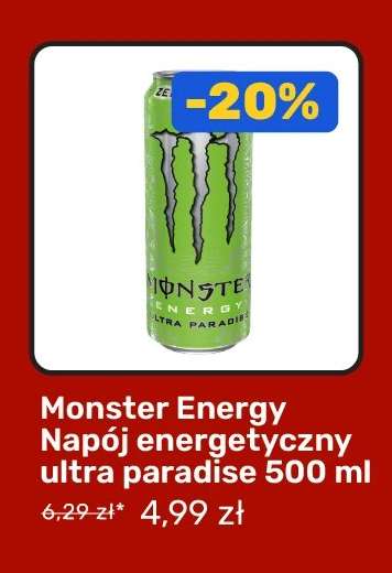 Monster Energy Napój energetyczny ultra paradise 500 ml