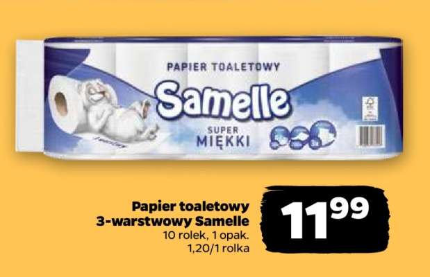 Papier toaletowy 3-warstwowy Samelle