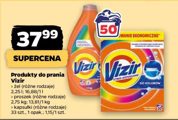 Produkty do prania Vizir