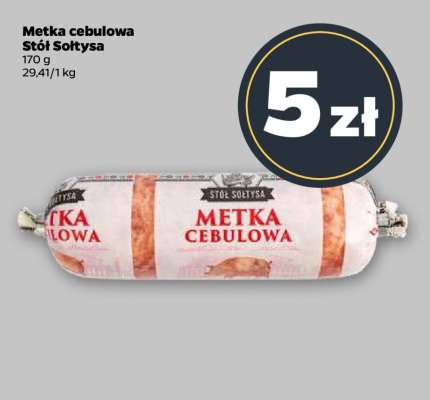 Metka cebulowa Stół Sołtysa