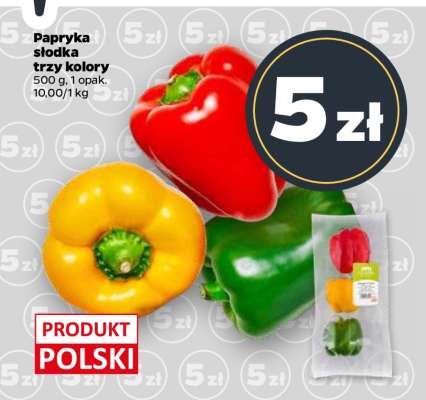 Papryka słodka trzy kolory