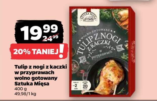 Tulip z nogi z kaczki w przyprawach wolno gotowany Sztuka Mięsa