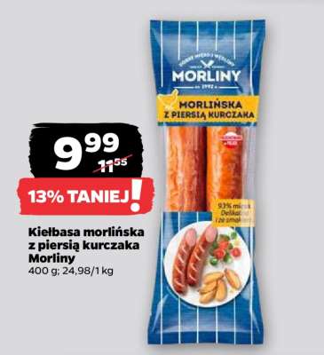 Kiełbasa morlińska z piersią kurczaka Morliny