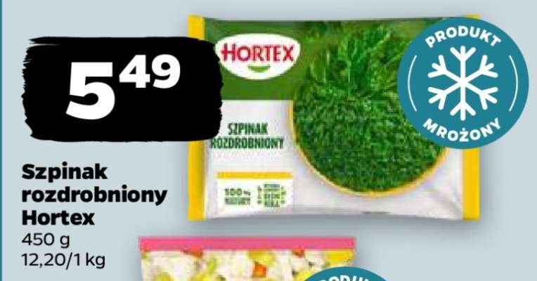 Szpinak rozdrobniony Hortex