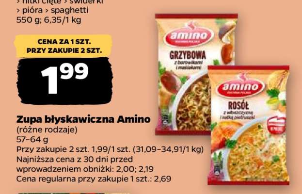 Zupa błyskawiczna Amino