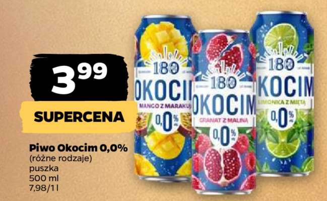 Piwo Okocim 0,0%
