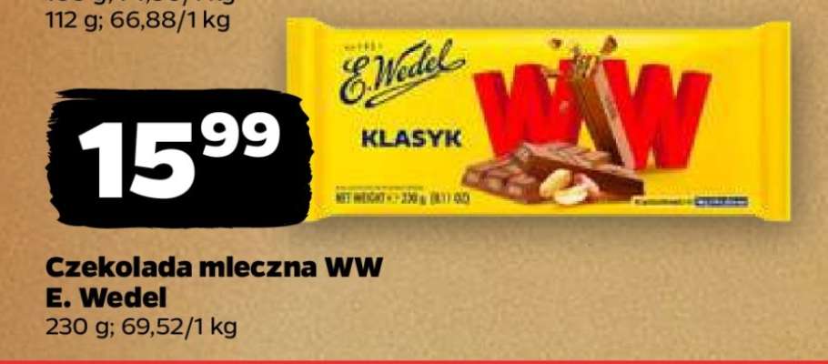 Czekolada mleczna WW E. Wedel