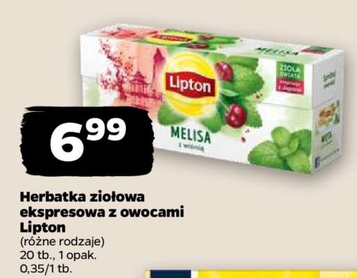 Herbatka ziołowa ekspresowa z owocami Lipton