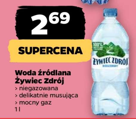 Woda źródlana Żywiec Zdrój