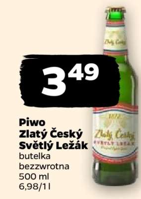 Piwo Zlatý Český Světlý Ležák