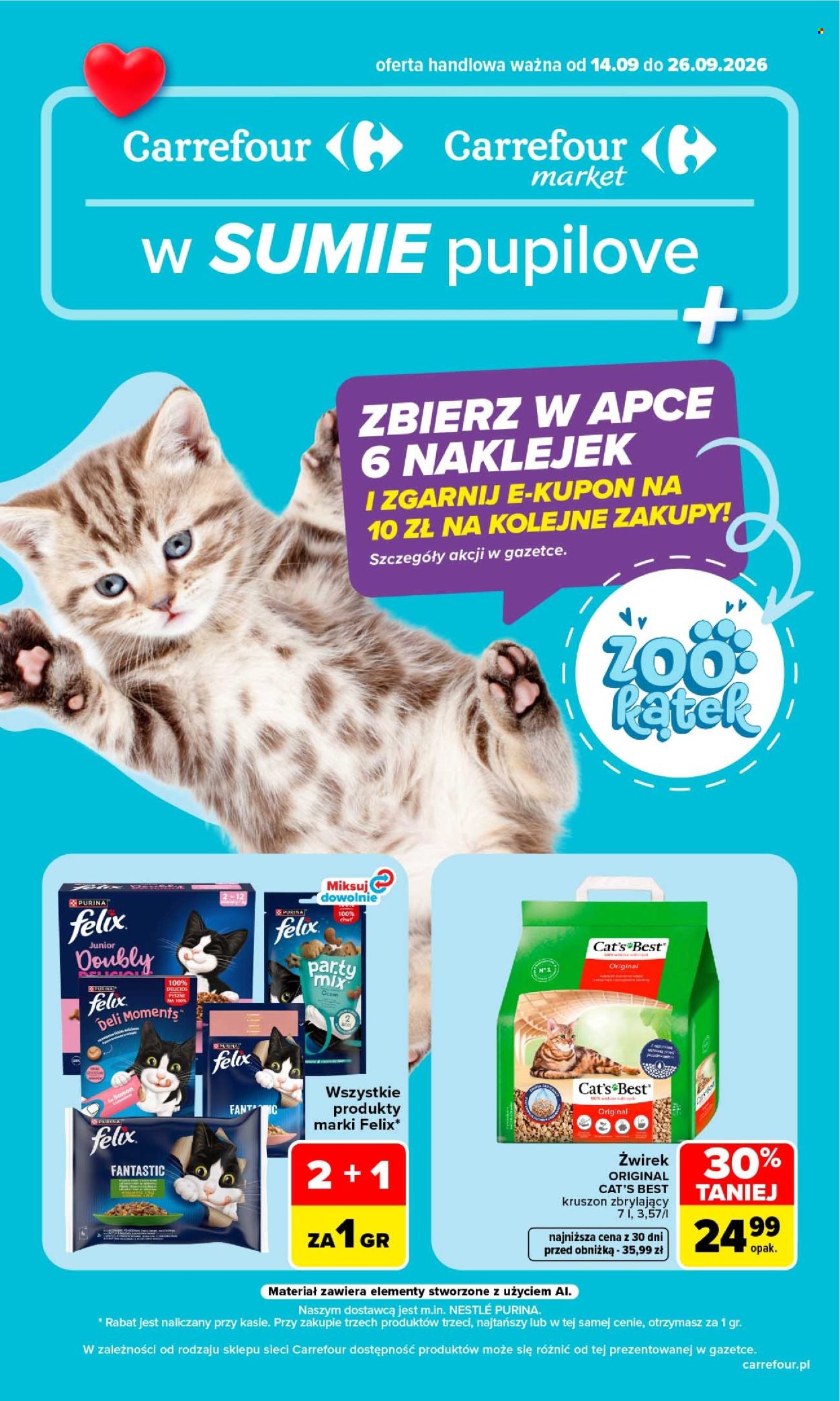 Gazetka Carrefour - 14.09.2026 - 26.09.2026. Strona 1