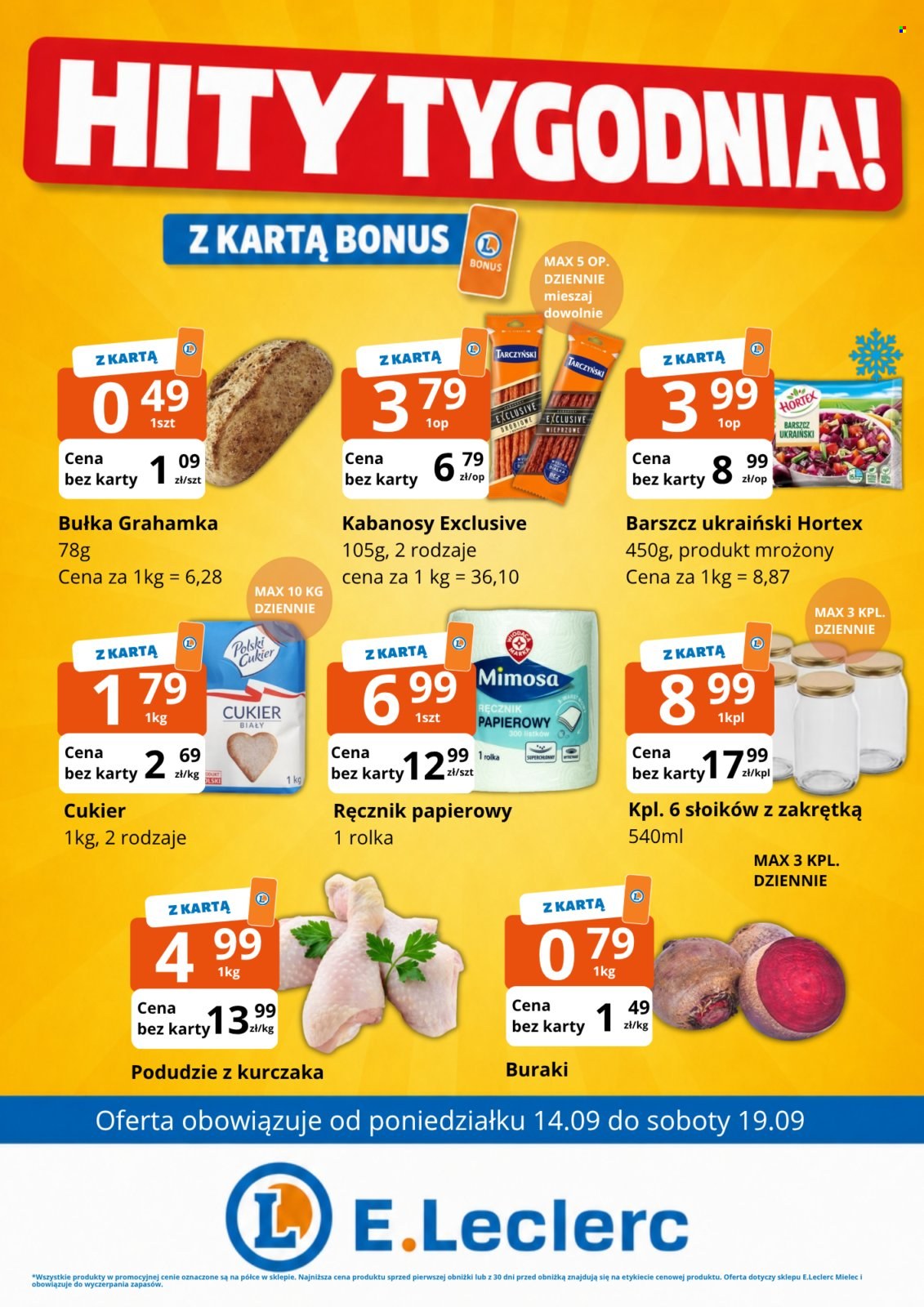 Gazetka E.Leclerc - 11.09.2026 - 19.09.2026. Strona 1