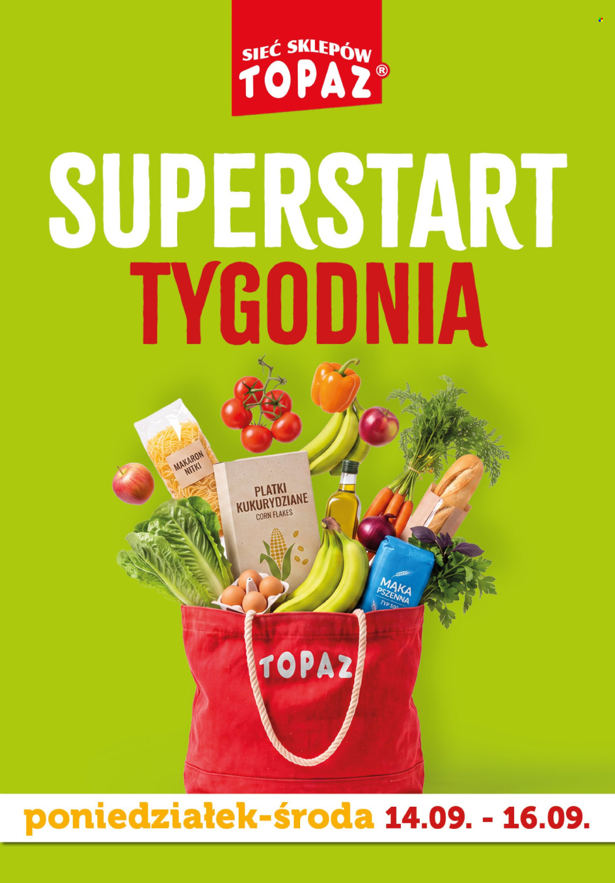 Gazetka Topaz - 14.09.2026 - 16.09.2026. Strona 1