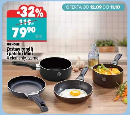 Zestaw rondli i patelni Mini