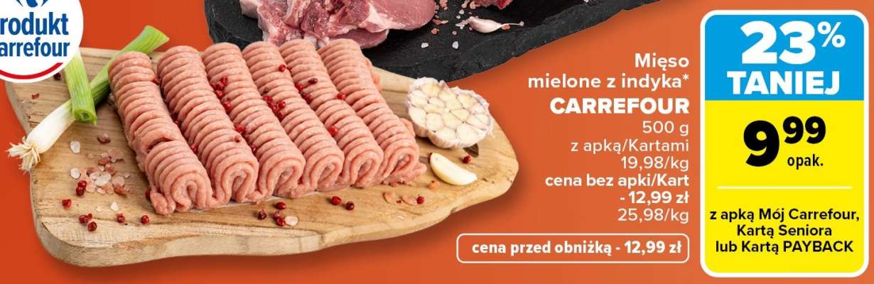 Mięso mielone z indyka CARREFOUR