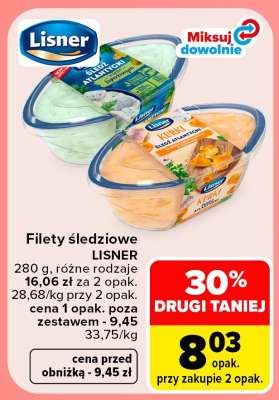Filety śledziowe Lisner