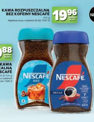 Kawa rozpuszczalna bez kofeiny Nescafe