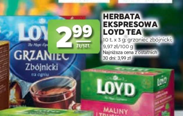 HERBATA EKSPRESOWA LOYD TEA