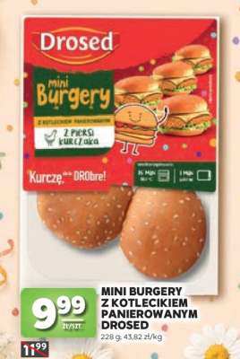 Mini Burgery z Kotlecikiem Panierowanym Drosed