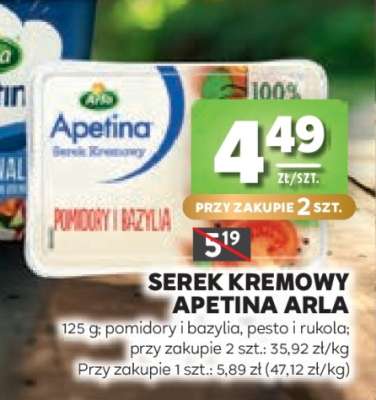 Serek Kremowy Apetina Arla