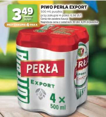 Piwo PERŁA EXPORT