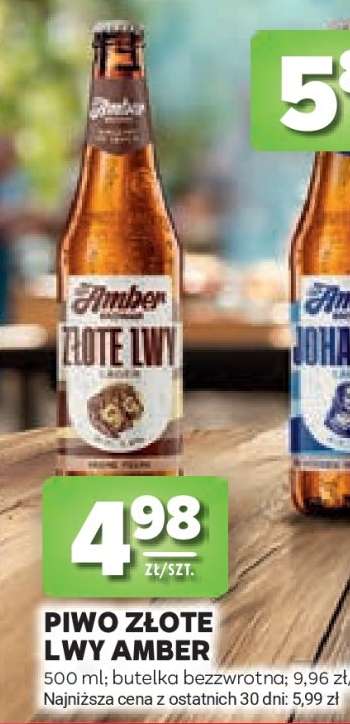 PIWO ZŁOTE LWY AMBER